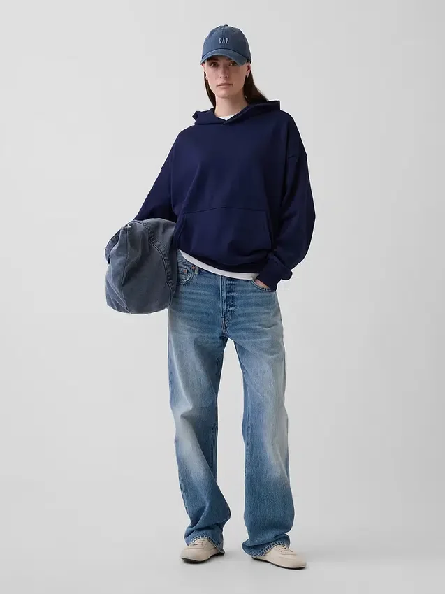 Bluza z kapturem oversize dla dorosłych