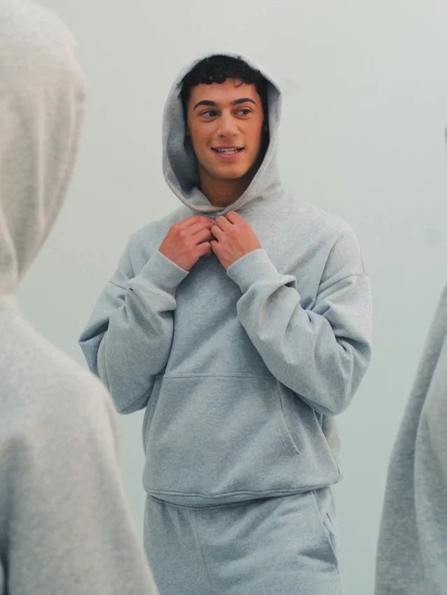 Bluza z kapturem oversize dla dorosłych