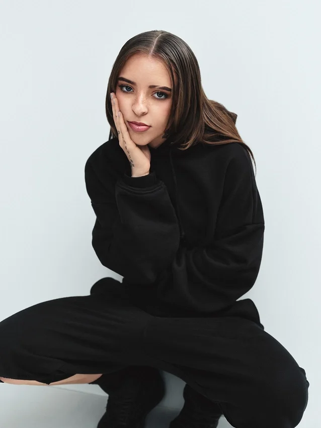 Bluza z kapturem oversize dla dorosłych