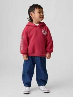 Bluza z kapturem Vintagesoft dla małych dzieci z motywem Keitha Haringa