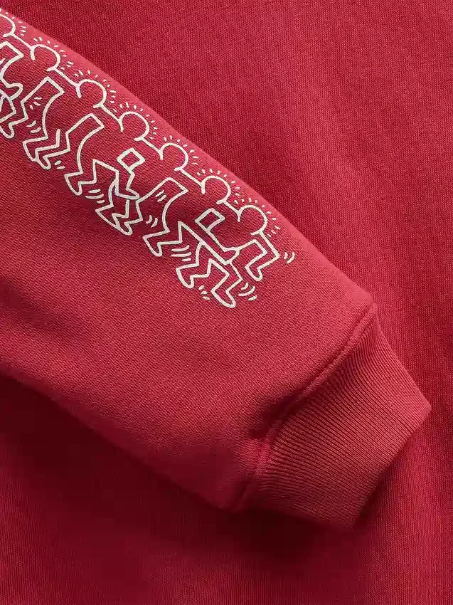Bluza z kapturem Vintagesoft dla małych dzieci z motywem Keitha Haringa