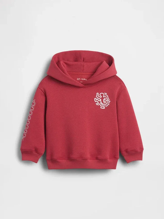 Bluza z kapturem Vintagesoft dla małych dzieci z motywem Keitha Haringa