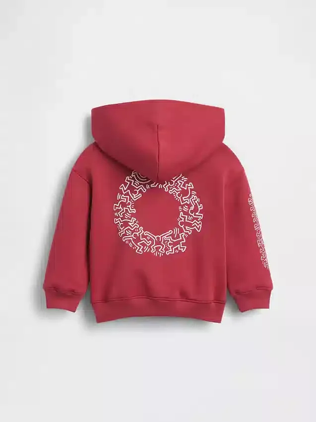 Bluza z kapturem Vintagesoft dla małych dzieci z motywem Keitha Haringa