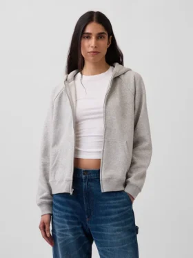 Bluza z kapturem Vintagesoft na zamek