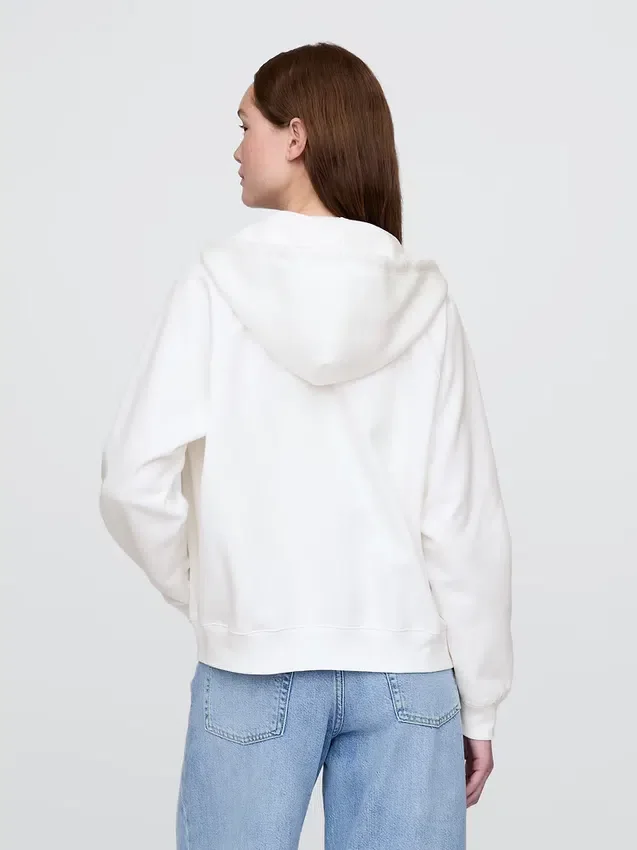 Bluza z kapturem Vintagesoft na zamek