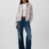 Bluza z kapturem Vintagesoft na zamek