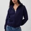 Bluza z kapturem Vintagesoft na zamek