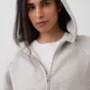 Bluza z kapturem Vintagesoft na zamek