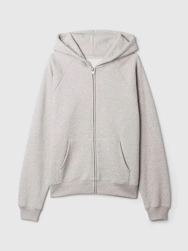 Bluza z kapturem Vintagesoft na zamek