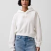 Bluza z kapturem Vintagesoft Oversized Crop Logo