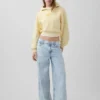 Bluza z kapturem Vintagesoft Oversized Crop Logo