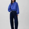 Bluza z kapturem Vintagesoft Oversized Crop Logo