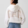 Bluza z kapturem Vintagesoft Oversized Crop Logo