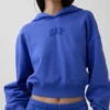 Bluza z kapturem Vintagesoft Oversized Crop Logo