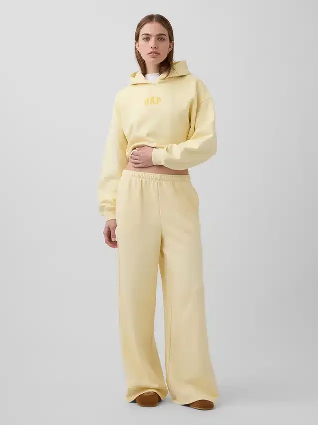 Bluza z kapturem Vintagesoft Oversized Crop Logo