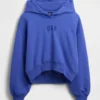 Bluza z kapturem Vintagesoft Oversized Crop Logo