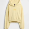 Bluza z kapturem Vintagesoft Oversized Crop Logo