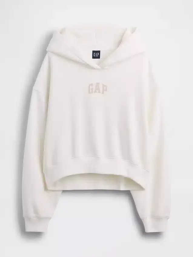 Bluza z kapturem Vintagesoft Oversized Crop Logo