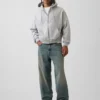 Bluza z kapturem Vintagesoft Oversized Crop Zip