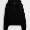 Bluza z kapturem Vintagesoft Oversized Crop Zip