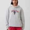 Bluza z kapturem Vintagesoft Oversized z logo Americana