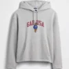 Bluza z kapturem Vintagesoft Oversized z logo Americana