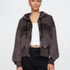 Bluza z kapturem Vintagesoft Wedge Zip