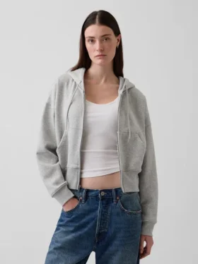 Bluza z kapturem Vintagesoft Wedge Zip