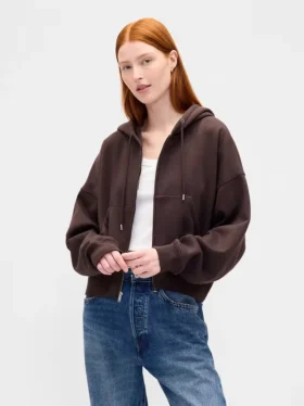 Bluza z kapturem Vintagesoft Wedge Zip