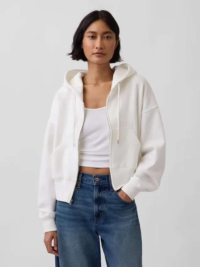Bluza z kapturem Vintagesoft Wedge Zip