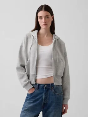 Bluza z kapturem Vintagesoft Wedge Zip