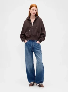 Bluza z kapturem Vintagesoft Wedge Zip