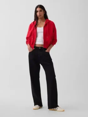 Bluza z kapturem Vintagesoft Wedge Zip