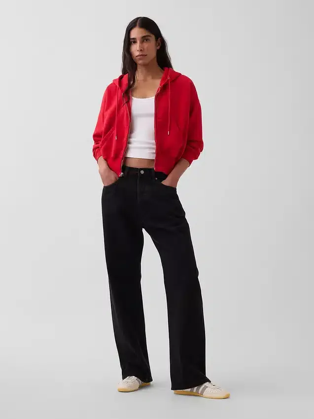 Bluza z kapturem Vintagesoft Wedge Zip