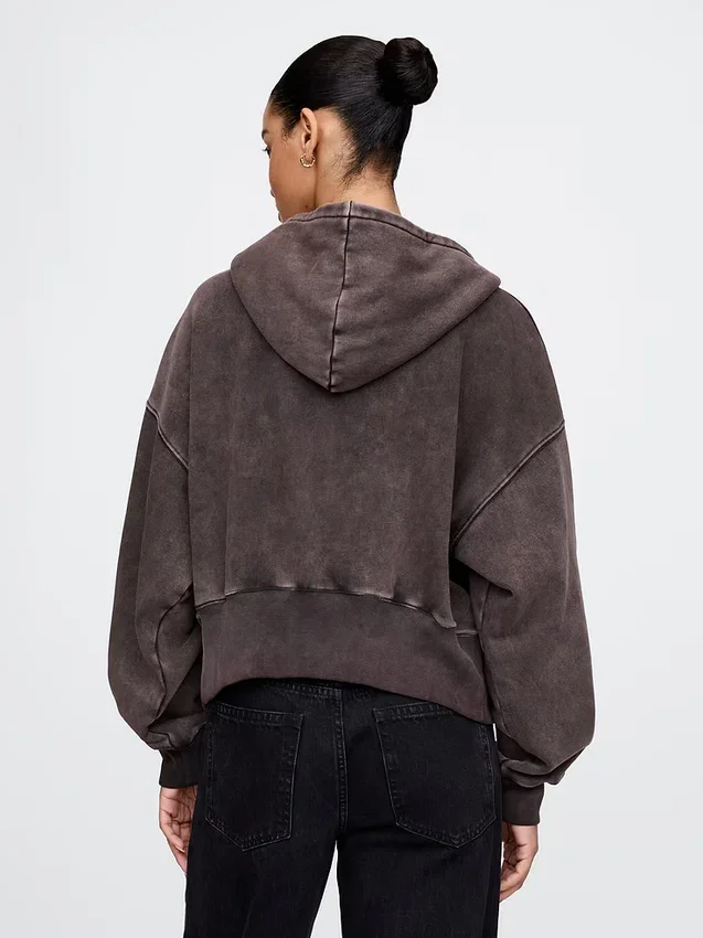 Bluza z kapturem Vintagesoft Wedge Zip