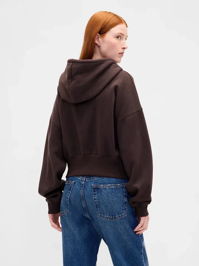 Bluza z kapturem Vintagesoft Wedge Zip