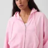 Bluza z kapturem Vintagesoft Wedge Zip