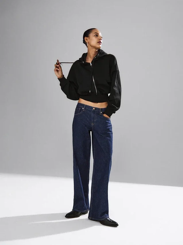 Bluza z kapturem Vintagesoft Wedge Zip