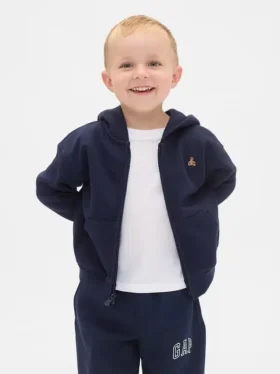 Bluza z kapturem Vintagesoft z zamkiem dla Niemowląt i Maluchów