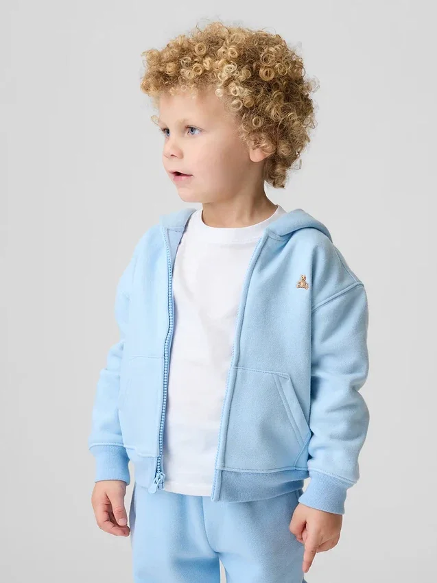 Bluza z kapturem Vintagesoft z zamkiem dla Niemowląt i Maluchów