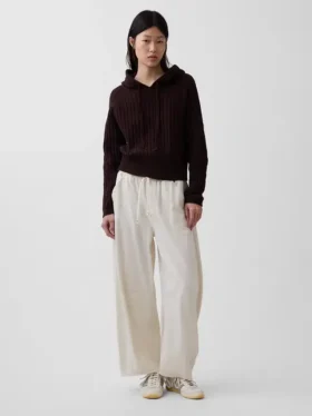 Bluza z kapturem z miękkiej dzianiny CashSoft o luźnym kroju