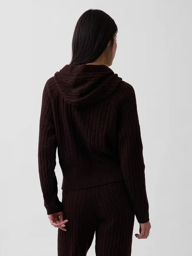 Bluza z kapturem z miękkiej dzianiny CashSoft o luźnym kroju