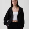 Bluza z kapturem z miękkiej dzianiny frotte „Vintage”