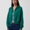 Bluza z kapturem z miękkiej dzianiny frotte „Vintage”
