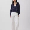 Bluza z kapturem z miękkiej dzianiny frotte „Vintage”