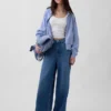 Bluza z kapturem z miękkiej dzianiny frotte „Vintage”