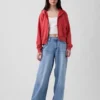 Bluza z kapturem z miękkiej dzianiny frotte „Vintage”
