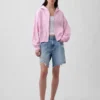 Bluza z kapturem z miękkiej dzianiny frotte „Vintage”