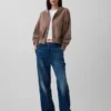 Bluza z kapturem z miękkiej dzianiny frotte „Vintage”