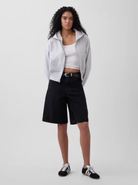Bluza z kapturem z miękkiej dzianiny frotte „Vintage”
